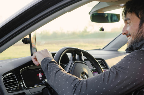 Treuer Begleiter im Auto.