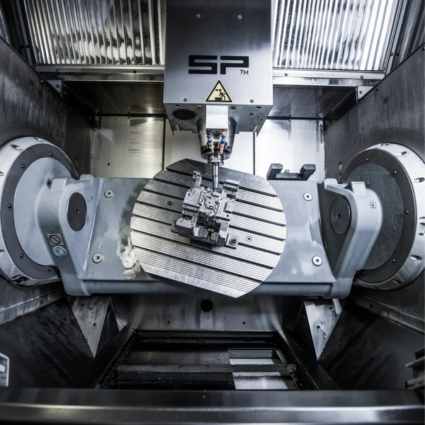 CNC machined high-grade aluminium