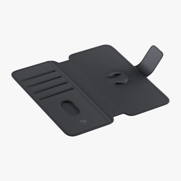 Rabatt magnétique avec rangement pour cartes