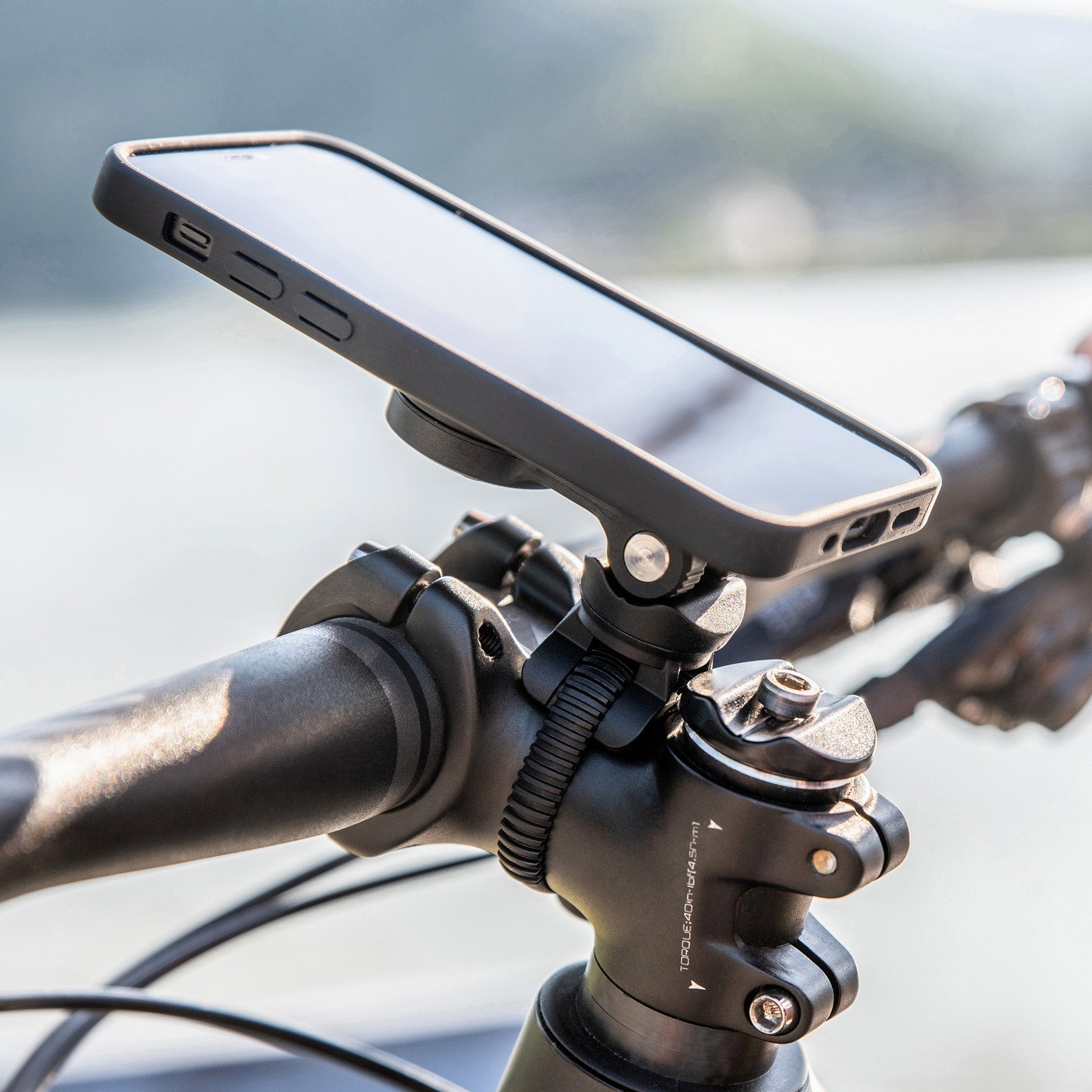 Universal bike store phone holder